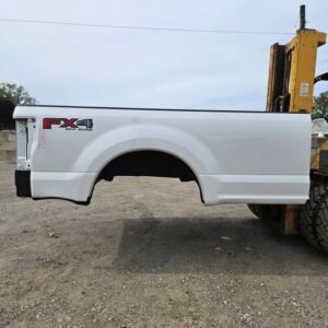2017-2022 Ford F250 F350 Super Duty 8' Long Truck Bed - Pearl White
